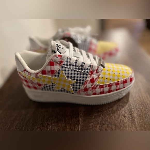 Bape Shoes - Women’s Bapesta Low Gingham Pack